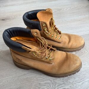 Timberland Men's Brown and Black Boots